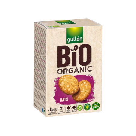 Gullón BIO Aveia - biscoitos de trigo 250 g