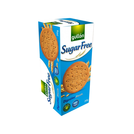 Gullón Galletas integrales sin azúcar, con edulcorantes Digestive 245 g