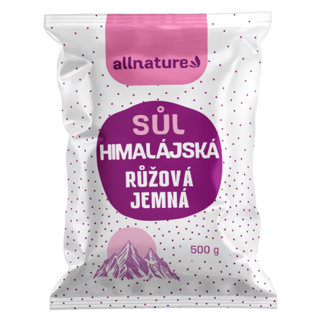 Allnature Himalájská sůl růžová jemná 500 g