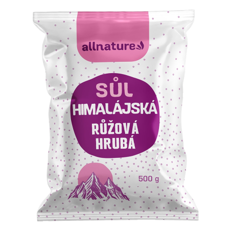 Allnature Himalájská sůl růžová hrubá 500 g