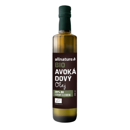 Allnature Avokádový olej BIO 250 ml