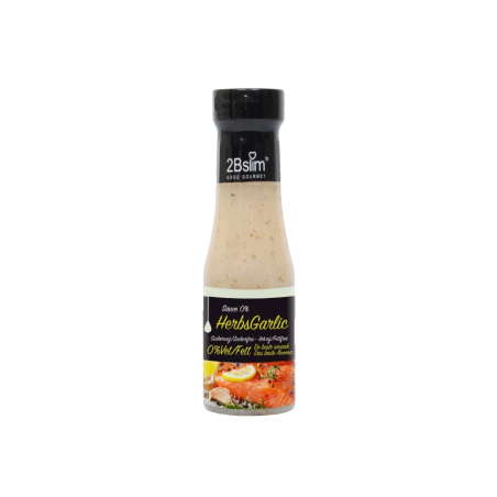 Slim Pasta Dressing bajo en calorías ajo y hierbas 250 ml