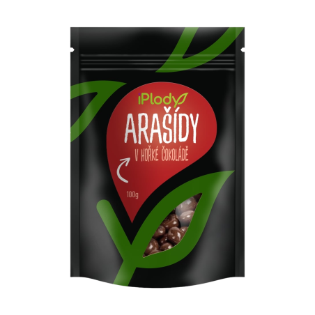 IPlody Cacahuetes en chocolate negro 100 g