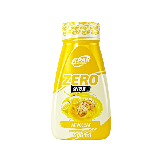 6Pak Zero Syrup eggnog 500 ml