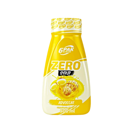 6Pacotes de gemada Zero Syrup 500 ml