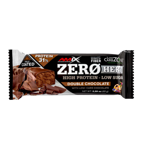 Amix Zero Hero Bar doble chocolate 65 g