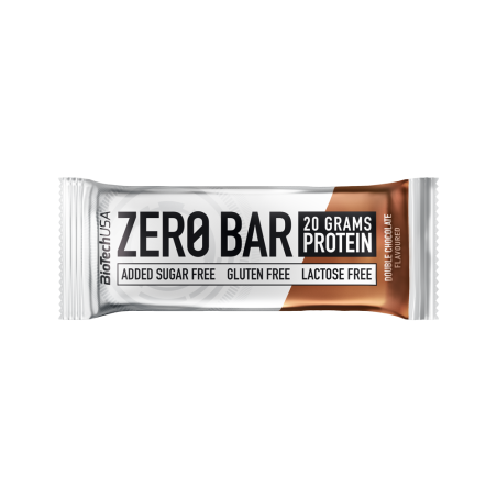 BioTech Zero Bar doble chocolate 50 g