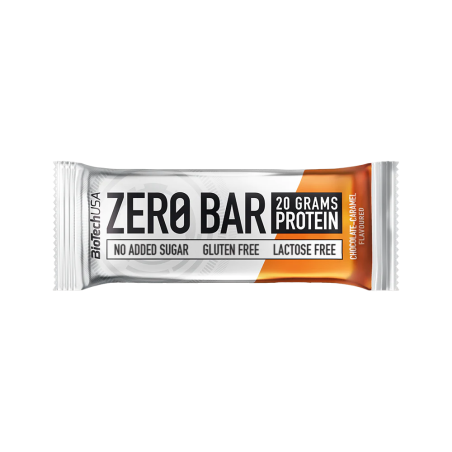 BioTech Zero Bar chocolate and caramel 50 g