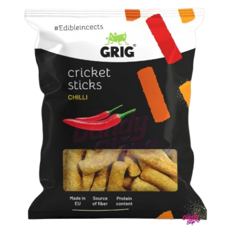 Grig Cricket chilli sticks 100 g