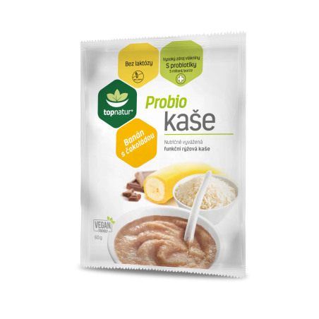 Topnatur Probio gachas plátano con chocolate 60 g