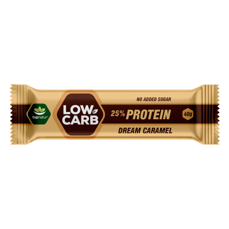 Topnatur Barrita proteica baja en carbohidratos Dream Caramel 40 g