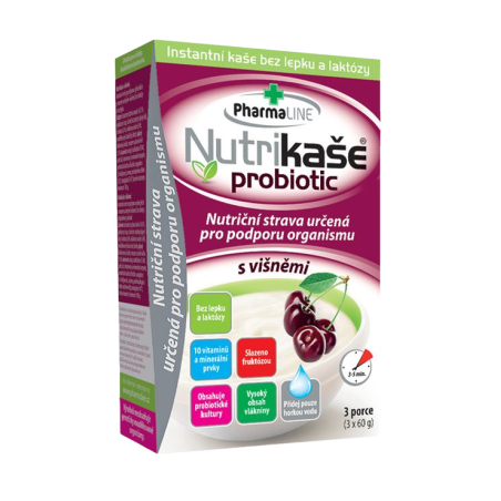 Mogador Nutrikaše probiotic s višněmi 3x60 g