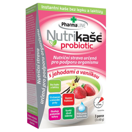 Mogador Nutrikashe probiótico con fresa y vainilla 180 g