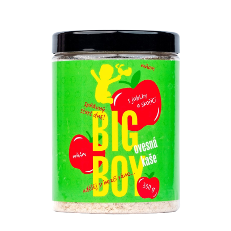 Gachas BigBoy con manzanas y canela 300g