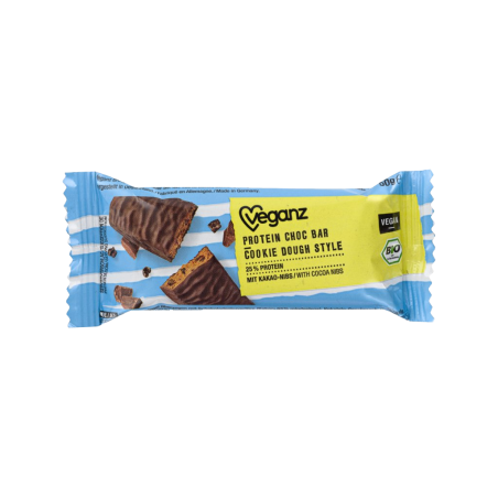 Veganz Organic Protein Cookie Dough Bar 50 g