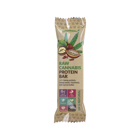 Euphoria Barrita de proteínas con sabor a cáñamo y cacao 50 g