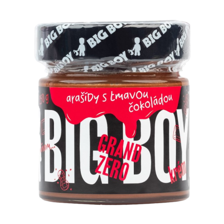 Big Boy Grand Zero crema de cacahuete con chocolate negro 250g