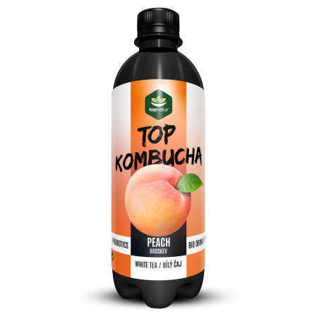 Topnatur Kombucha Broskev 500 ml