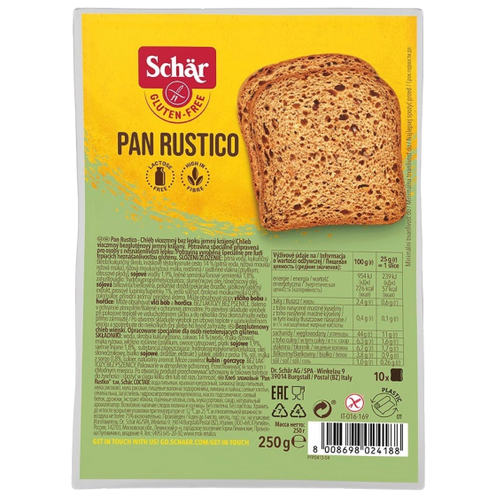 Pan Rustico sin gluten...