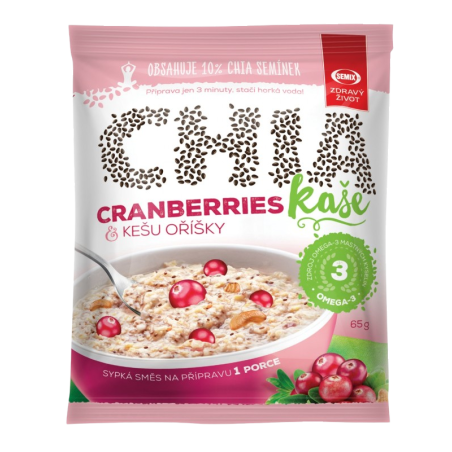 Semix Chia porridge cranberries and cashew nuts 65 g