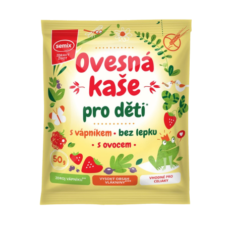 Semix Ovesná kaše pro děti s vápníkem a ovocem 50 g