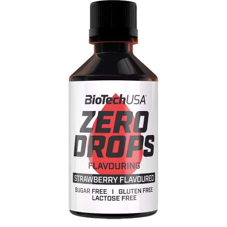 BioTech Zero Drops jahoda 50 ml