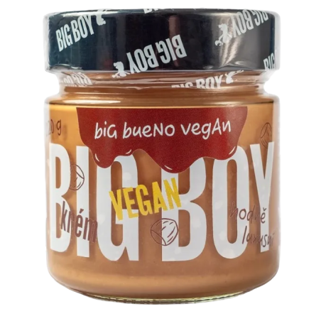 BigBoy® Big Bueno Vegan Jemný lískový krém s kokosovým mlékem a cukrem 220 g