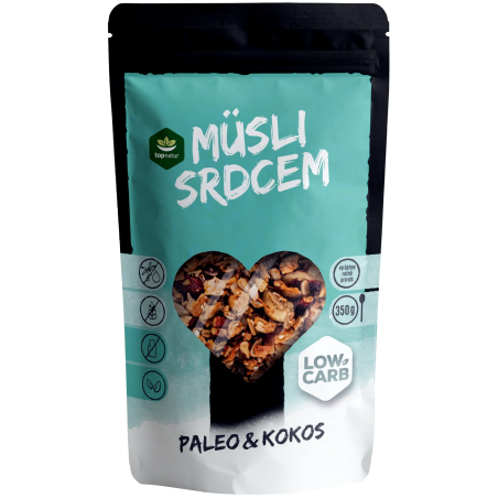 Topnatur Muesli coração paleo e coco Low carb 350 g