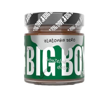 Big Boy® Zlatonka zero Hazelnut cream with birch sugar and pieces of crunchy nuts 220g