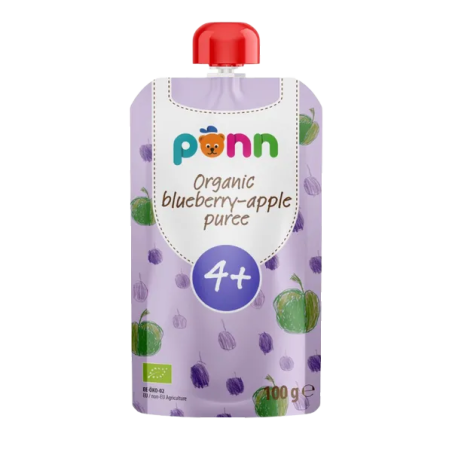 Salvest Põnn Organic Apple with blueberries 100 g