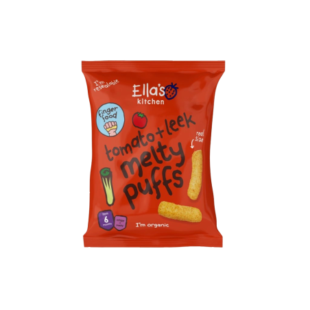 Ella's Kitchen Patatas fritas ecológicas con tomate y puerro 20 g