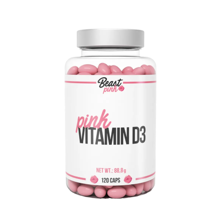 BeastPink Pink Vitamin D3 120 caps