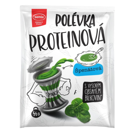 Semix Proteinová polévka se špenátem 55 g