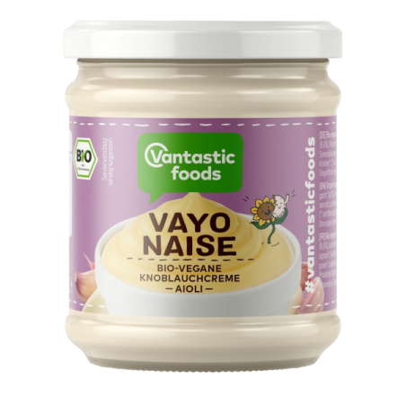 Vantastic Foods Alho orgânico Vayonaise 225 g