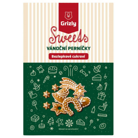 Grizly Sweets Mezcla navideña para pan de especias sin gluten 560 g