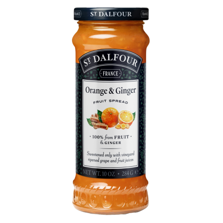 St. Dalfour Orange and ginger fruit spread 284 g