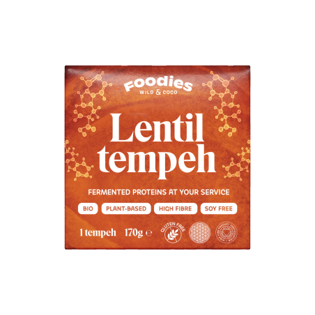 Tempeh de Lentilha Biológico Wild and Coco 170 g