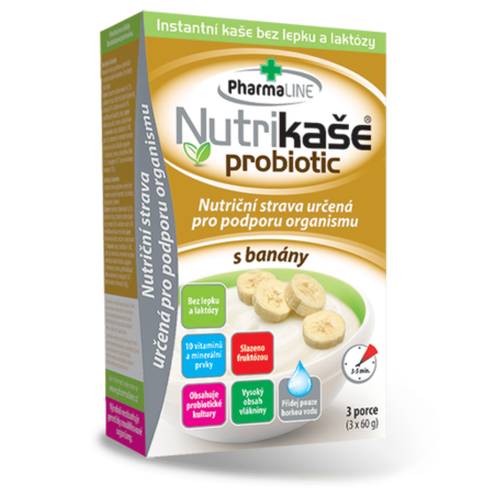 Mogador Nutrikaše probiotic s banány 3x60 g