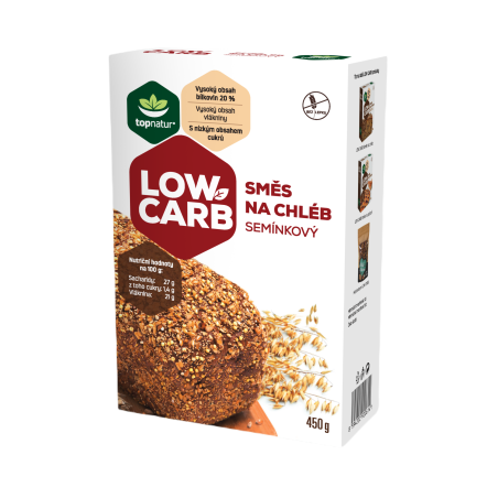 Topnatur  Low Carb Směs na chléb semínkový 450 g