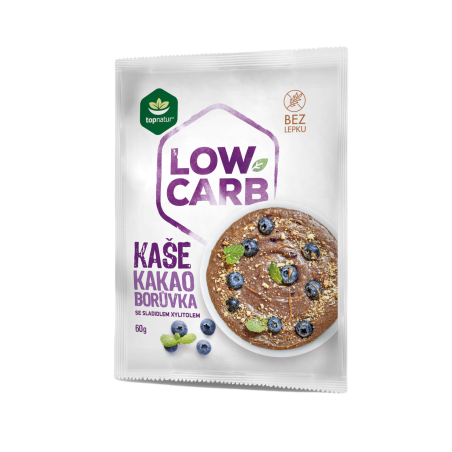 Topnatur Low carb kaše Kakao & borůvka 60 g