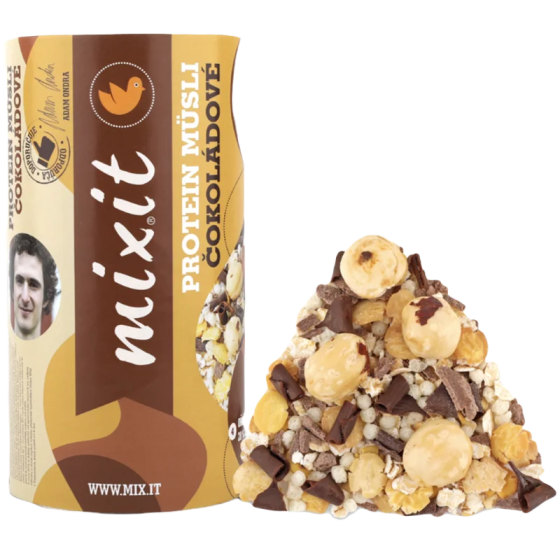 Mixit Adam Ondra - muesli proteico com chocolate 450 g