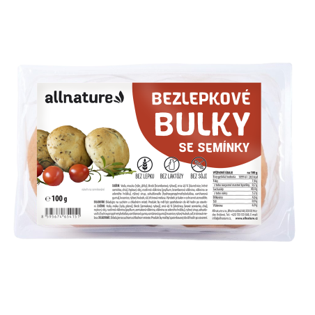 Allnature Bezlepkové bulky se semínky 100 g