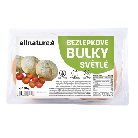 Allnature Bezlepkové bulky světlé 100 g